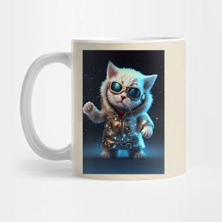 Cute Space Cat - Anime Art design Mug